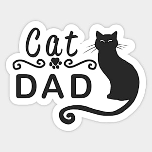 Cat Dad Sticker
